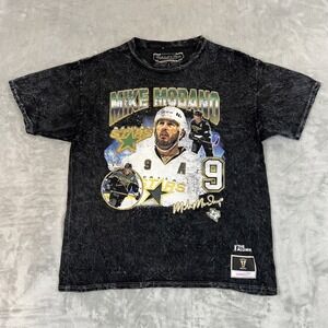 Mitchell & Ness Dallas Stars Mike Modano Collage T-Shirt Men's L Large Black